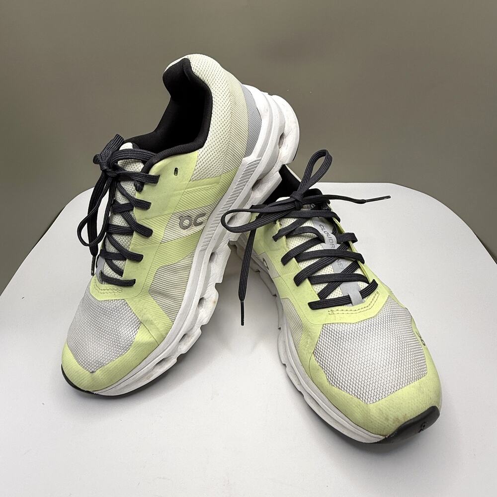 On Cloud Cloudrunner Womens Sz 8 White/Seedling Running Sneakers Shoes - Picture 5 of 14